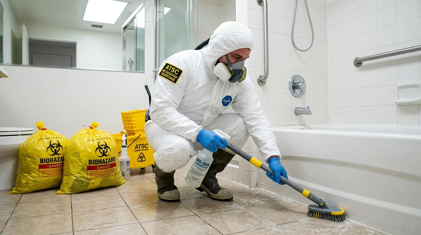 Decontamination equipment deployed for Blood Cleanup in Albion